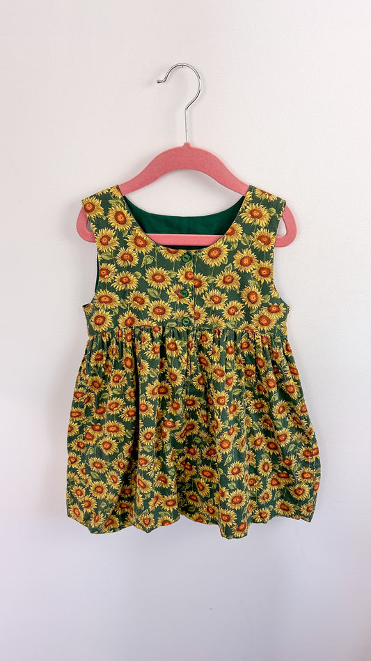 Child - Sunflower green dress - 6