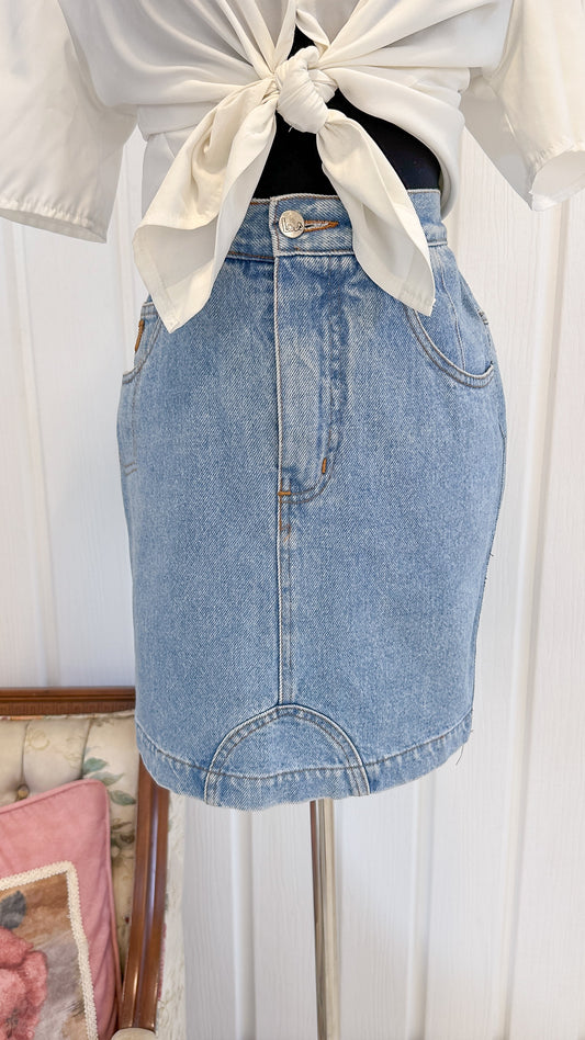 Lois denim skirt - small