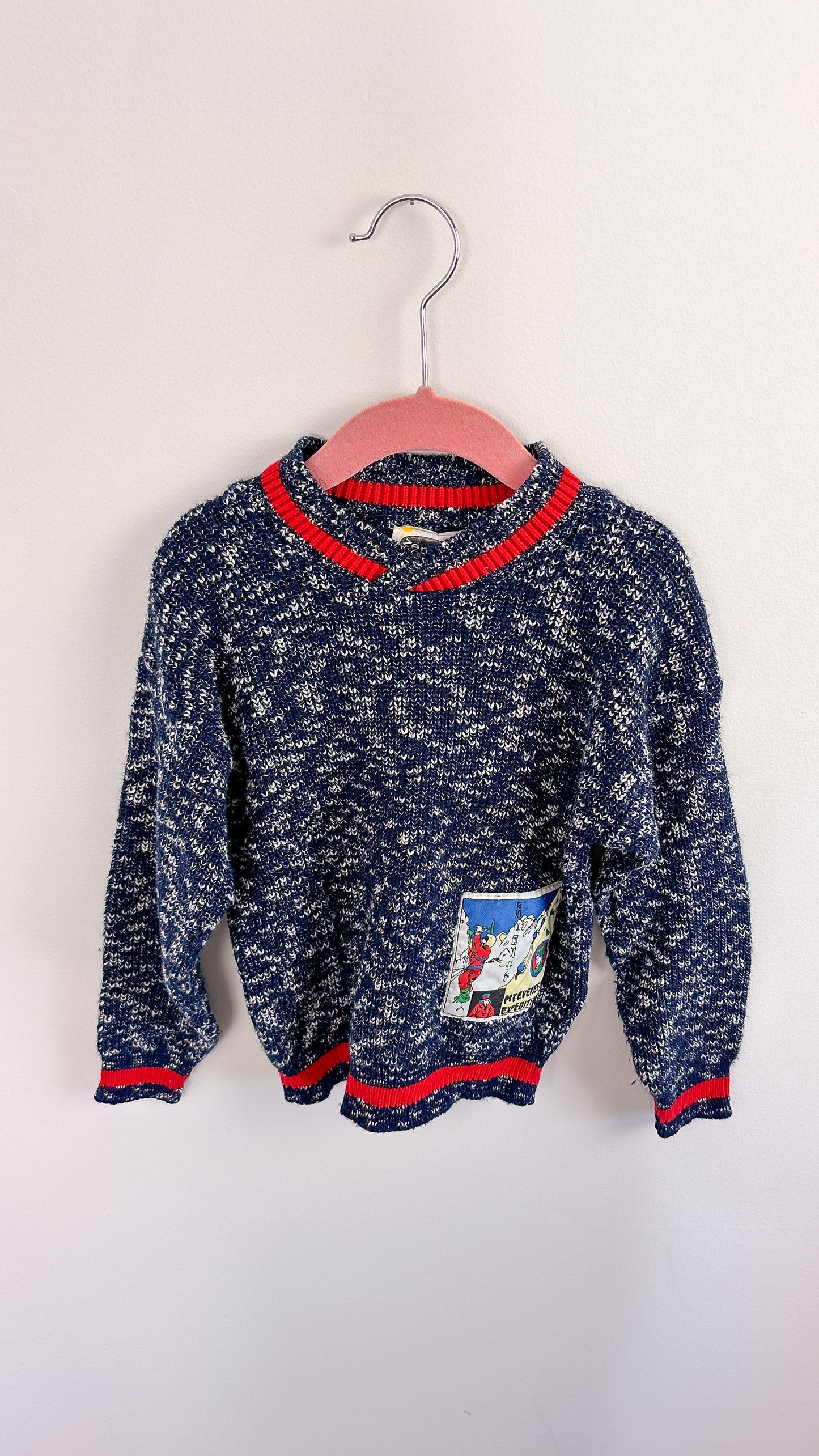 Child- Mount Everest knit sweater- 6X