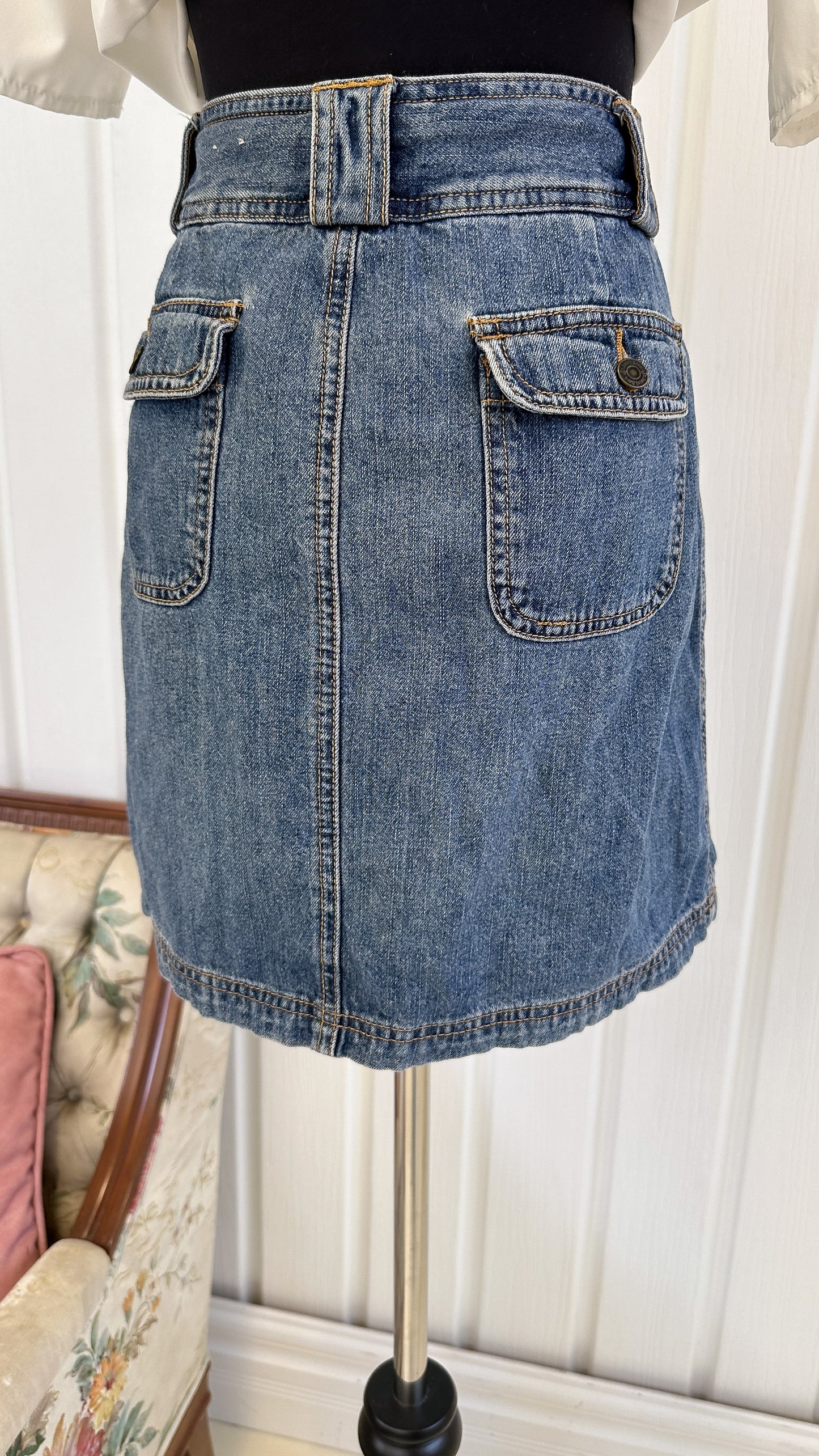 Denim skorts - small