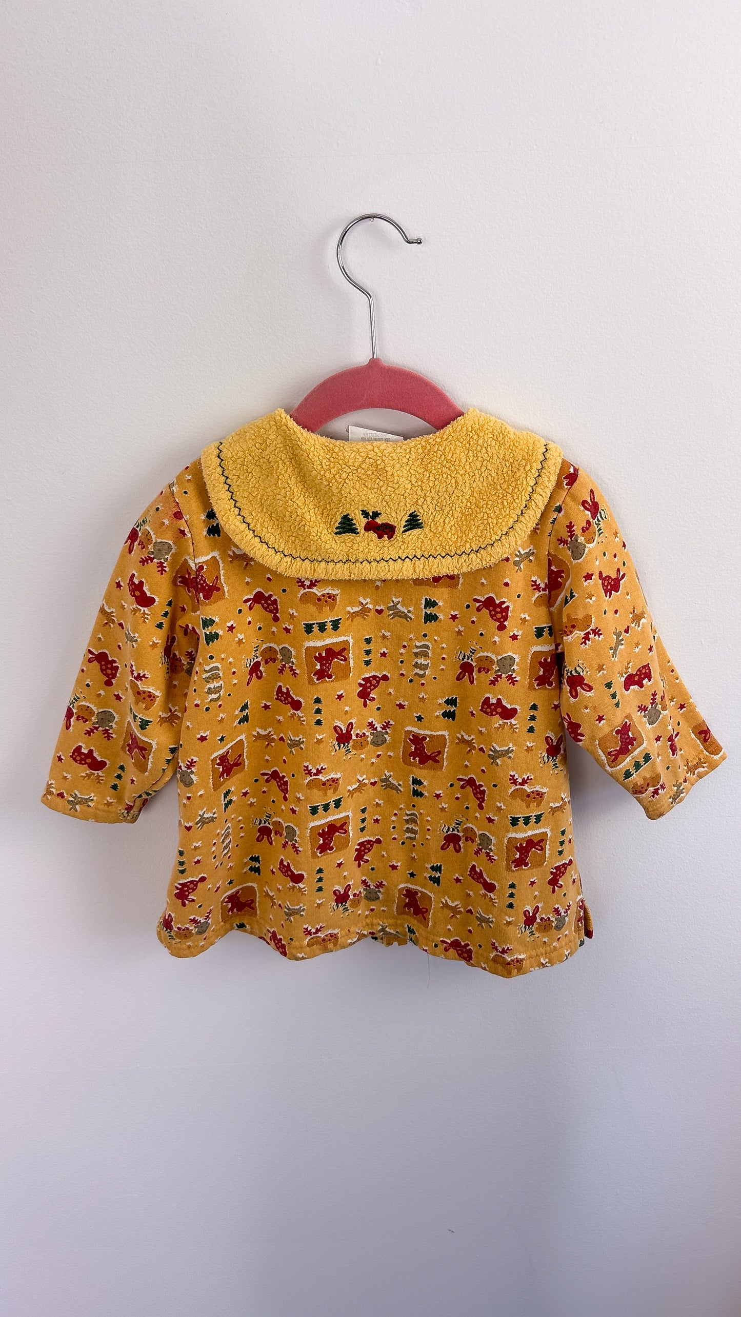 Child- Yellow jacket with rabbit patterns - 3