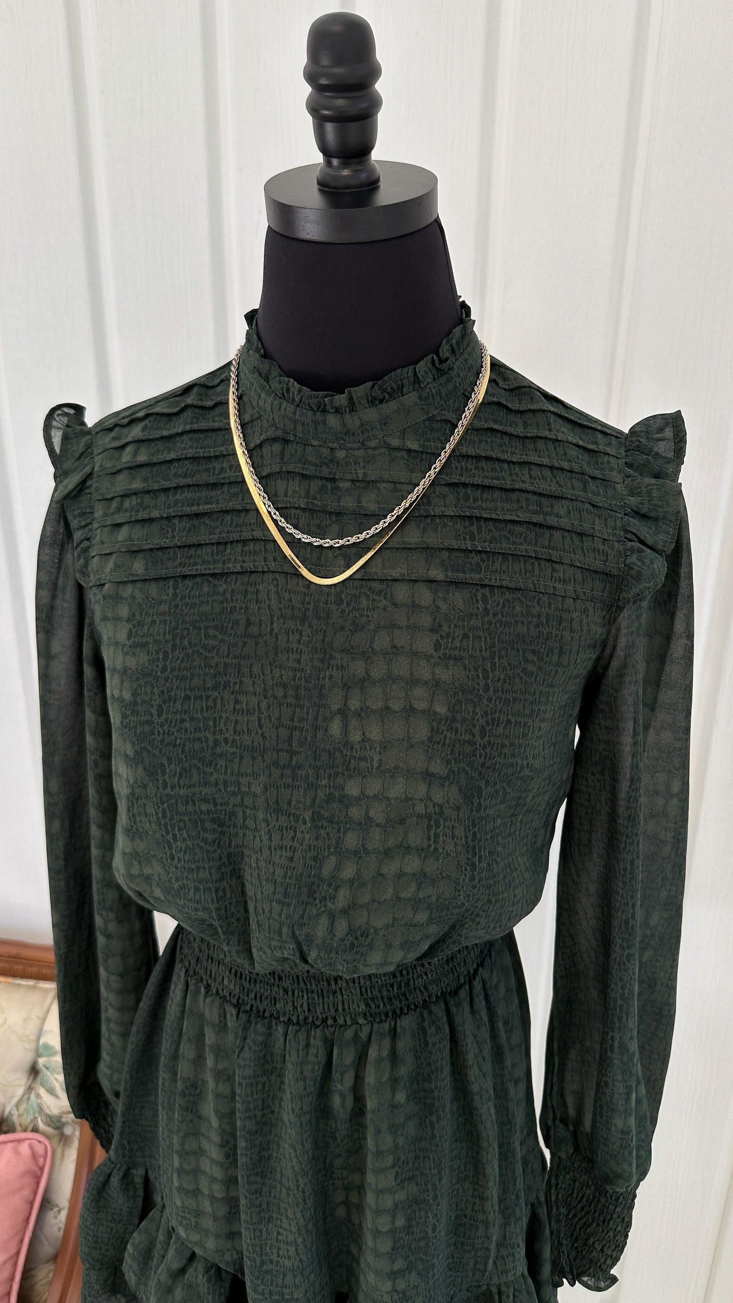 Dynamite Green Dress - x-small