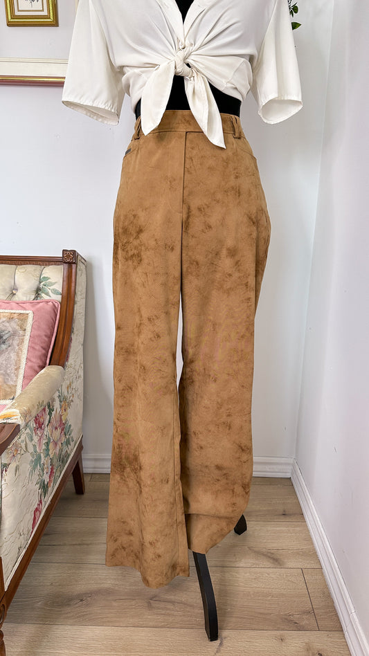 Pantalons beige caramel- large