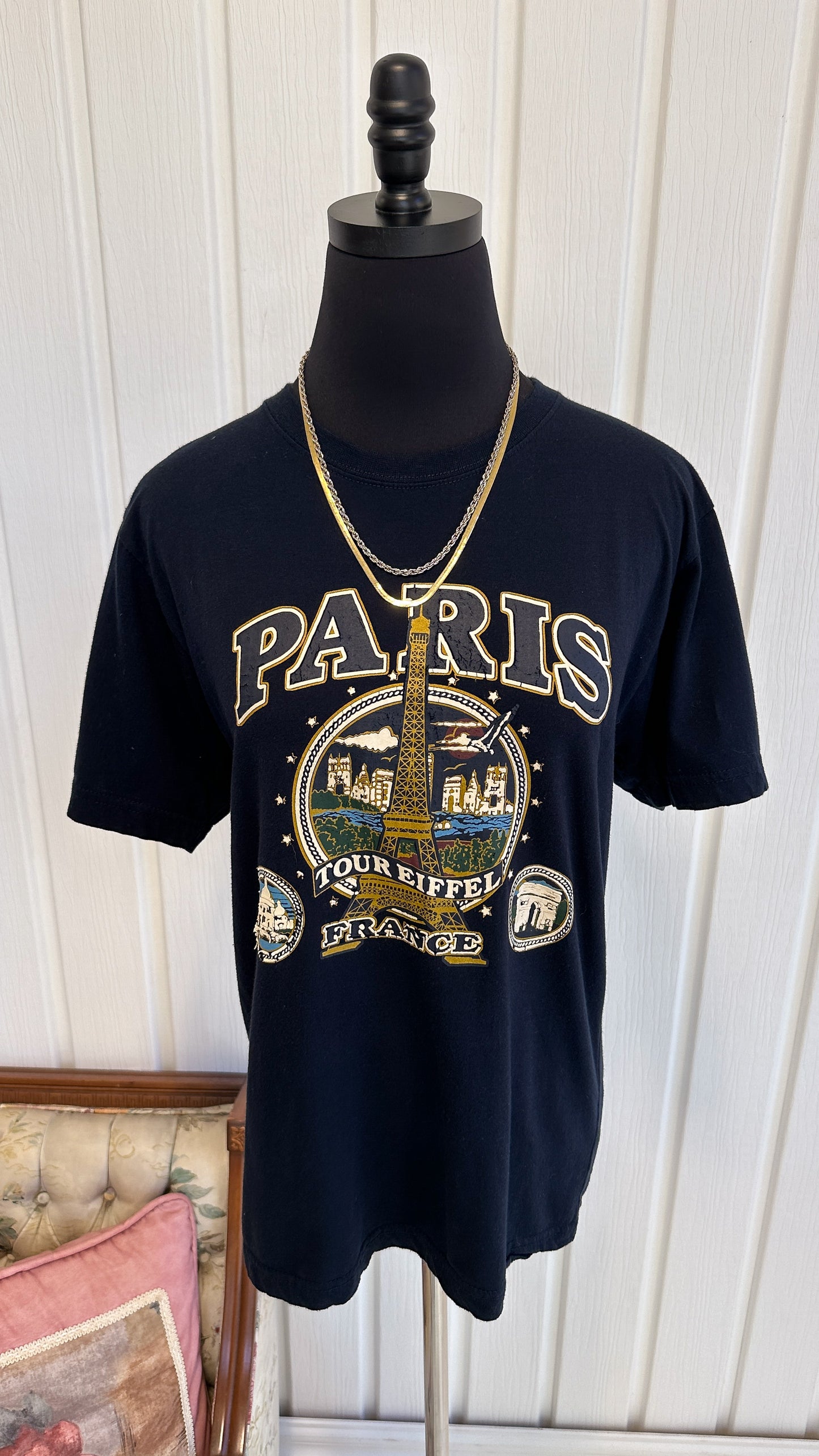 Paris navy t-shirt - small