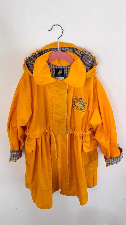 Children- Duck mustard yellow coat- 6X