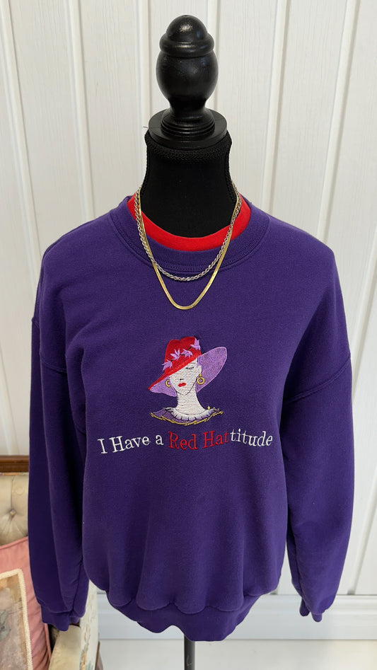 Chandail crewneck Redhattitude- medium