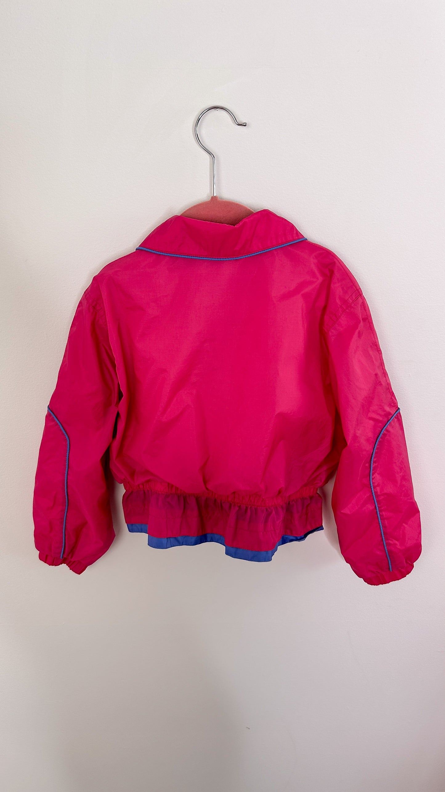 Children-Pink coat with flower embroidery- 6