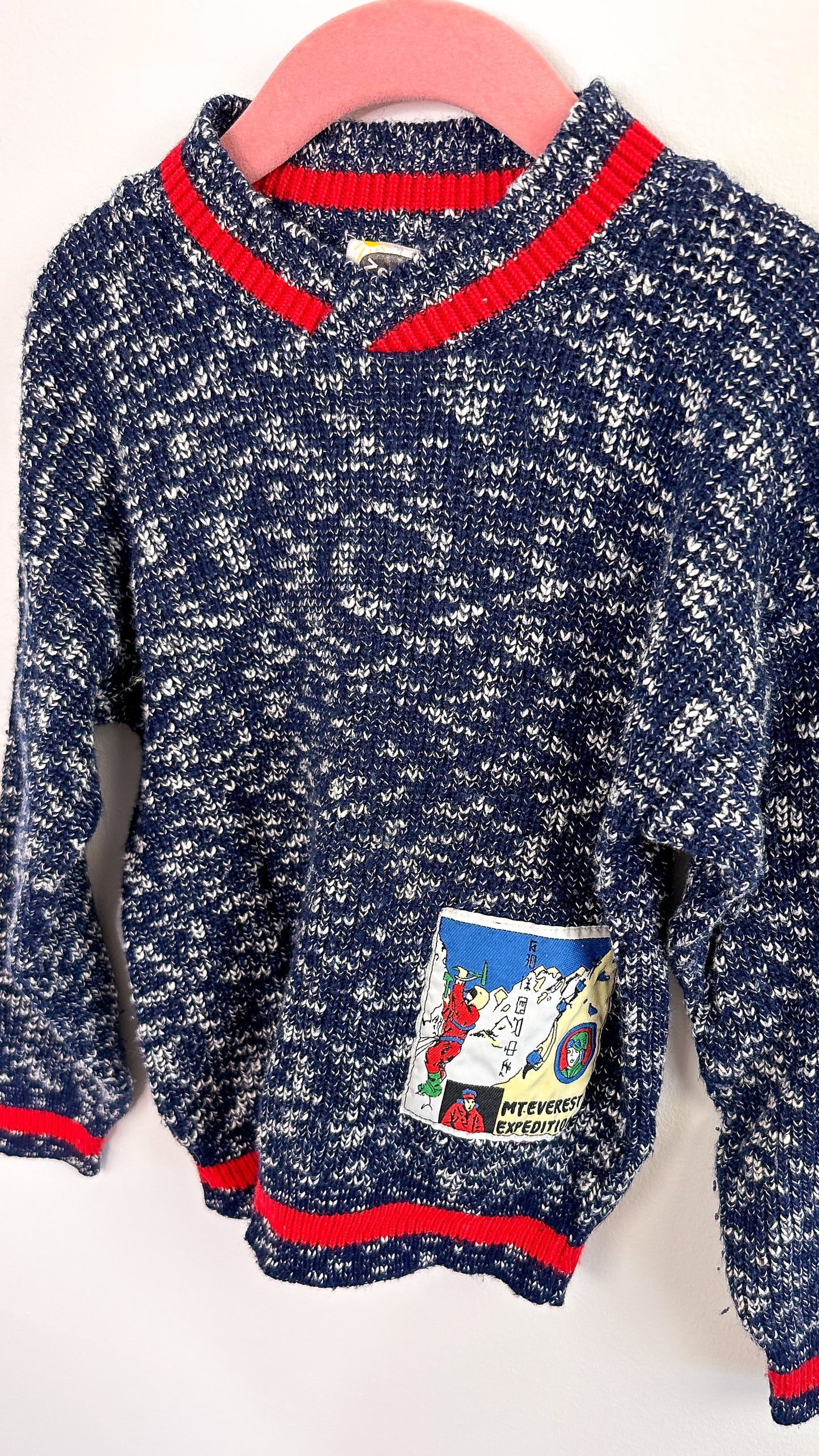 Child- Mount Everest knit sweater- 6X