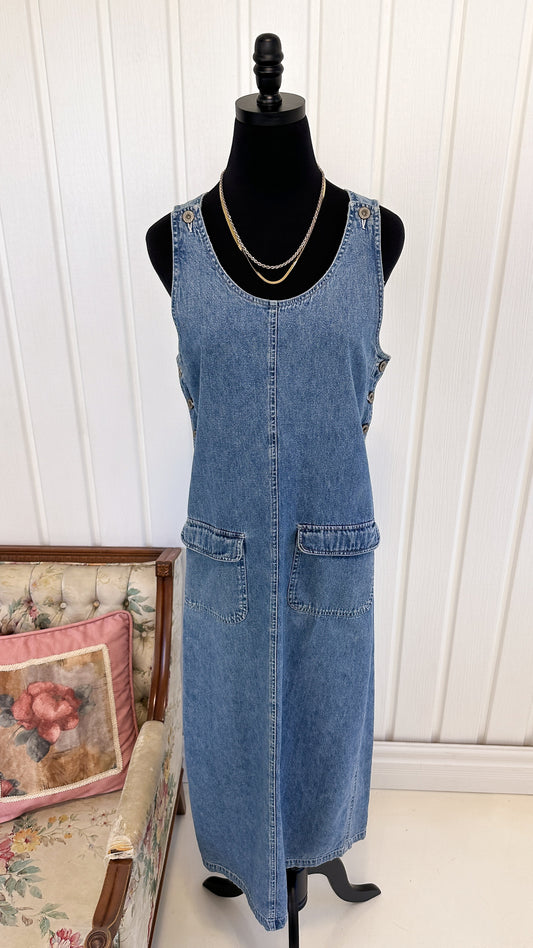 Faded glory denim dress - small