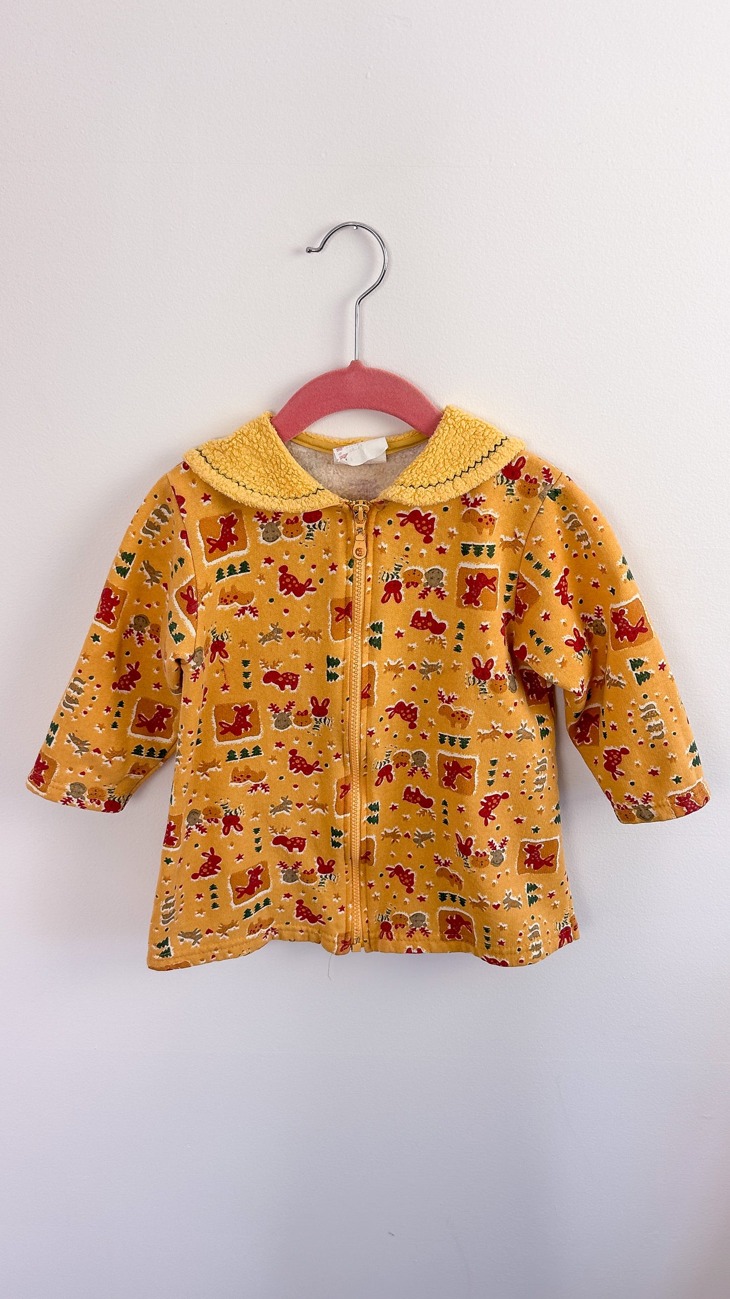 Child- Yellow jacket with rabbit patterns - 3