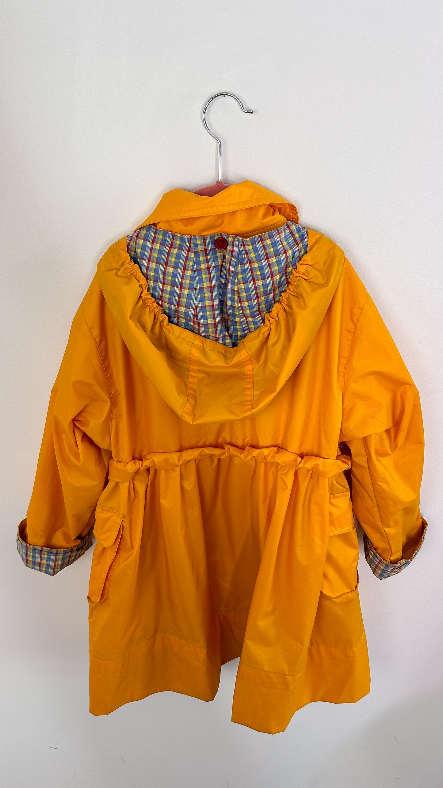 Children- Duck mustard yellow coat- 6X