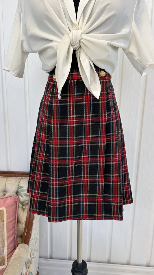 Flared schoolgirl skirt - small