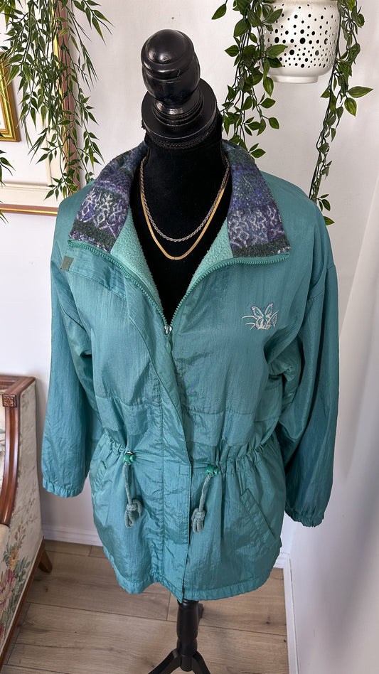 Manteau printemps turquoise - small