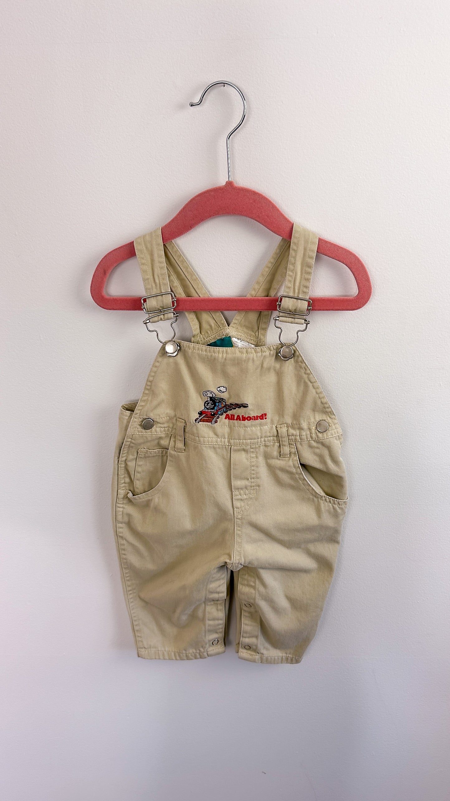 Child - Thomas&amp;friends beige dungarees - 12m