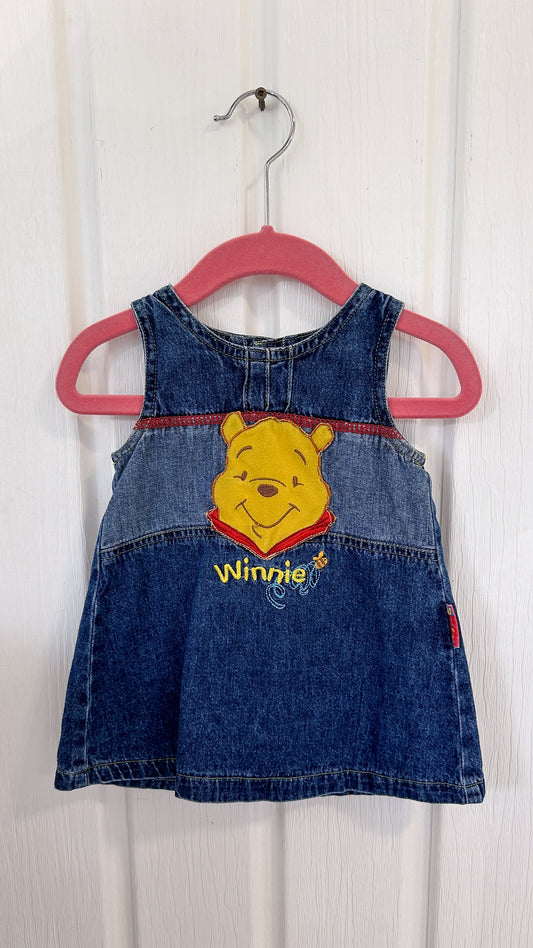 Enfants- robe en jeans Winnie The Pooh- 6m