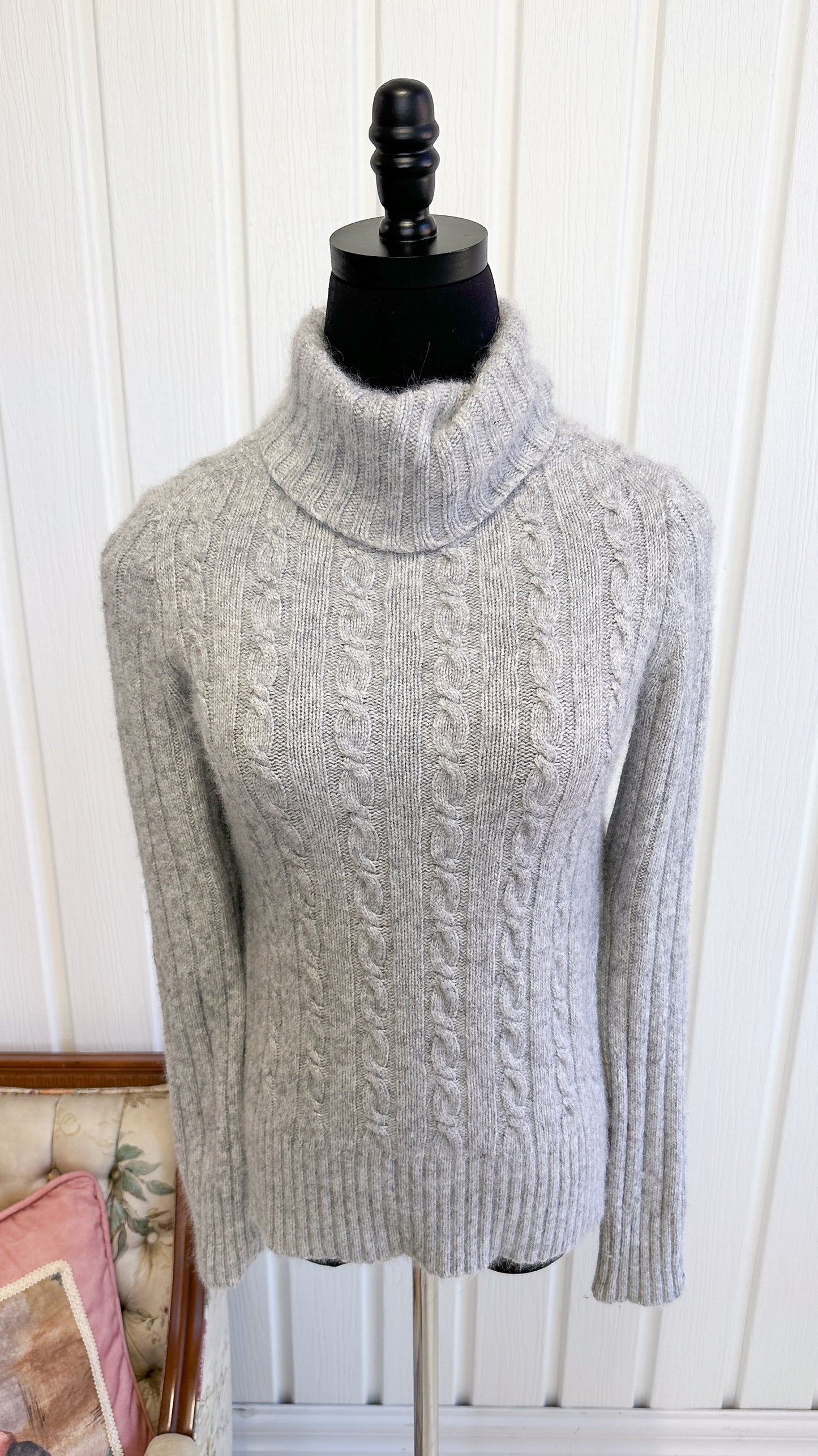 J.Crew grey knit sweater - small