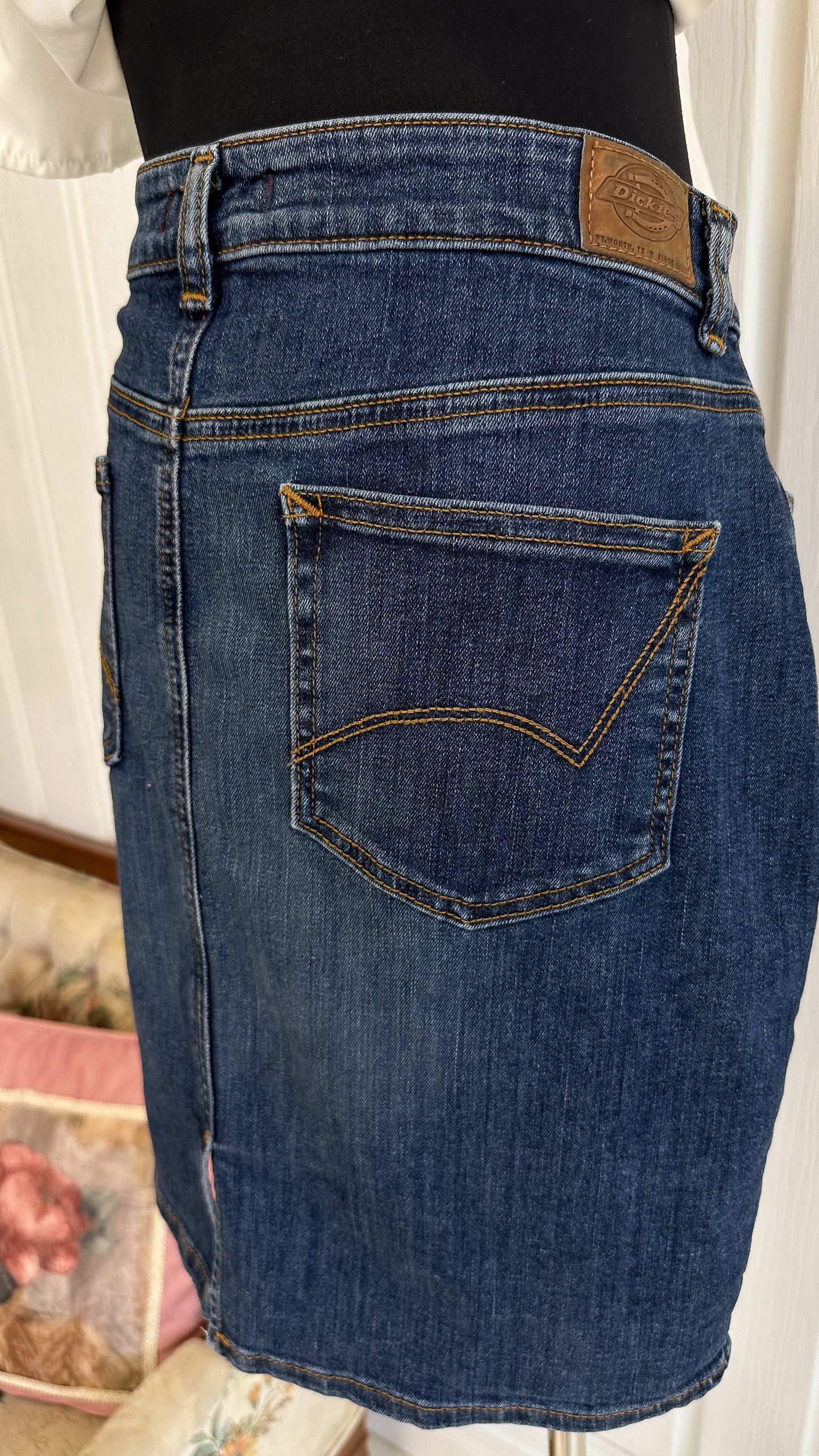 Jupe droite en jeans Dickies- medium