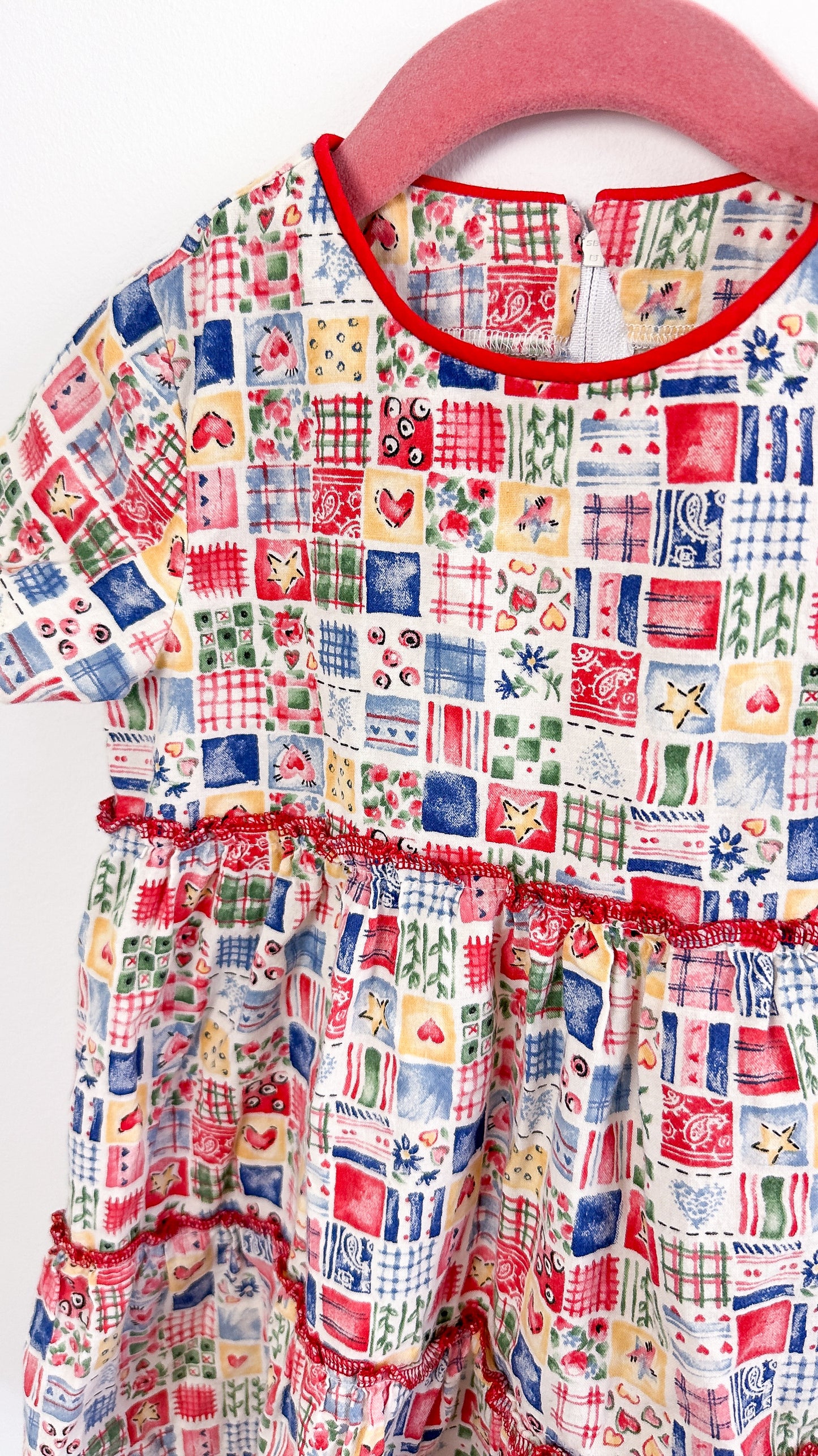 Child - geometric patterned dress - 2