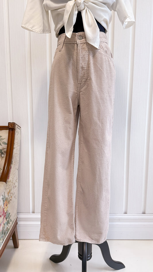 Pantalons corduroy beige Levis- small