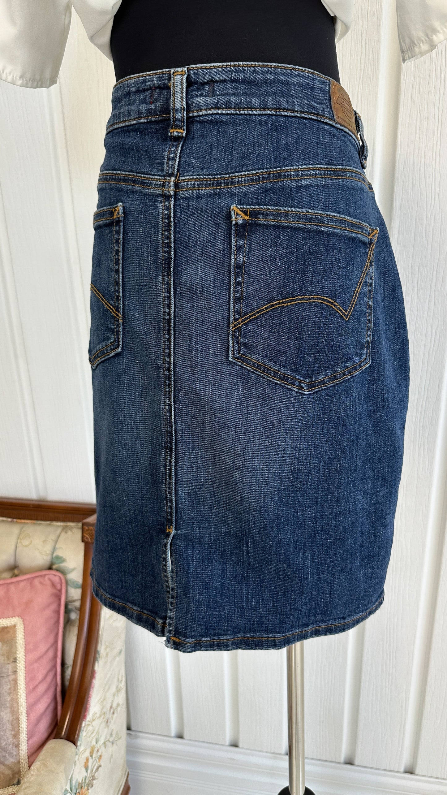 Jupe droite en jeans Dickies- medium