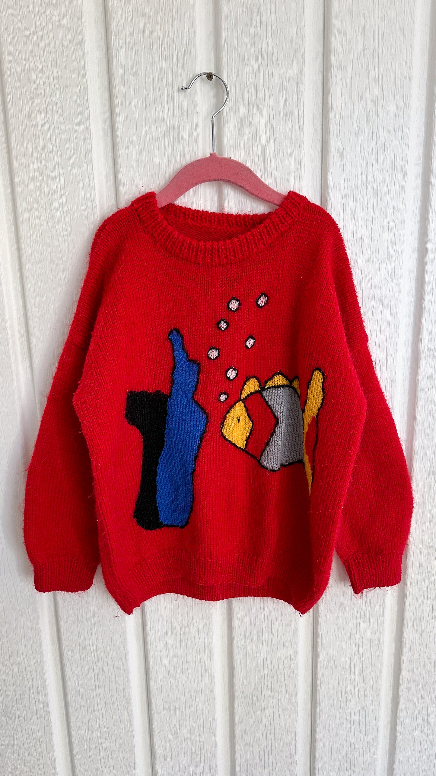 Enfants- Chandail en tricot poisson- 8