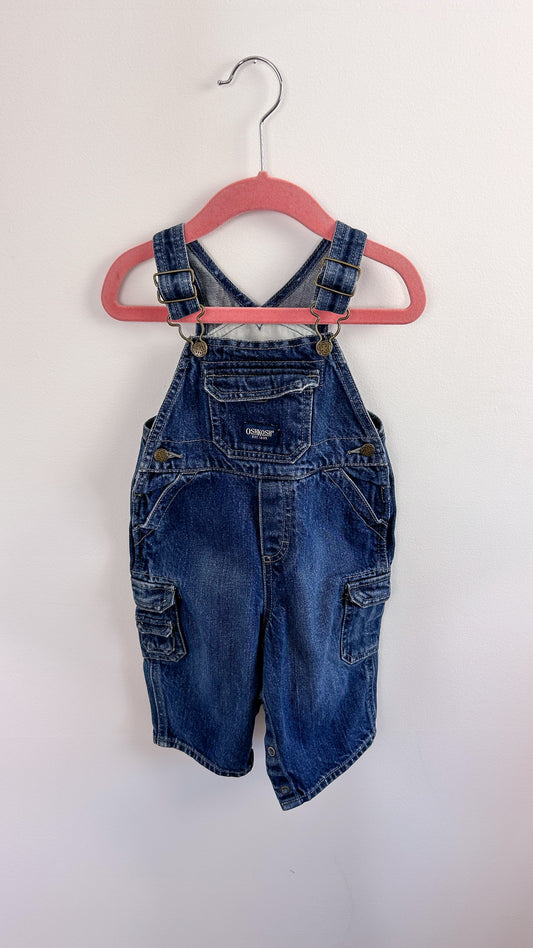 Child - Oshkosh overalls in jeans - 12m