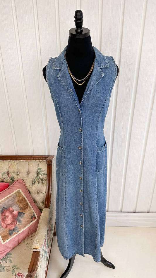 Robe chemisier en jeans - small