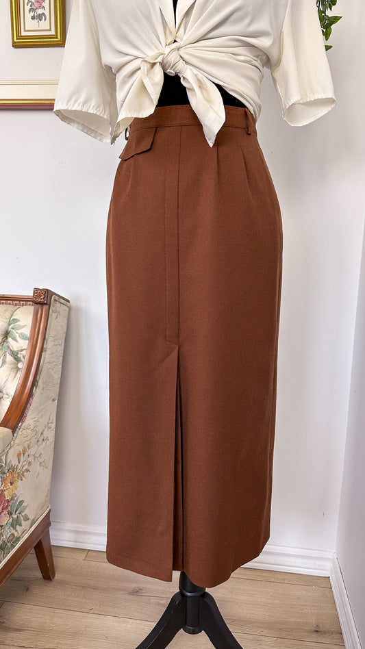 Long brown skirt - x-small