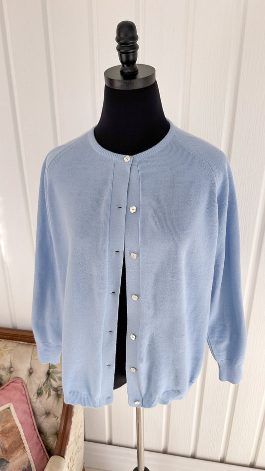 Cardigan en tricot bleu - medium