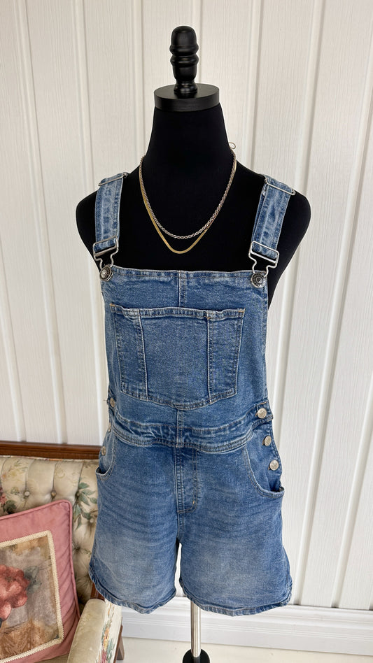 Eighty two denim overalls - small