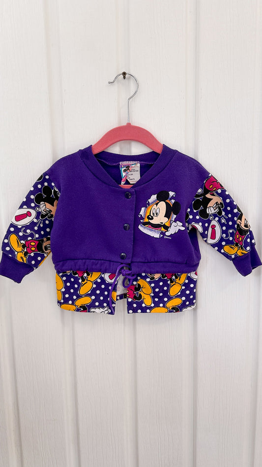 Enfants- veste en coton ouaté Mickey Mouse - 12m